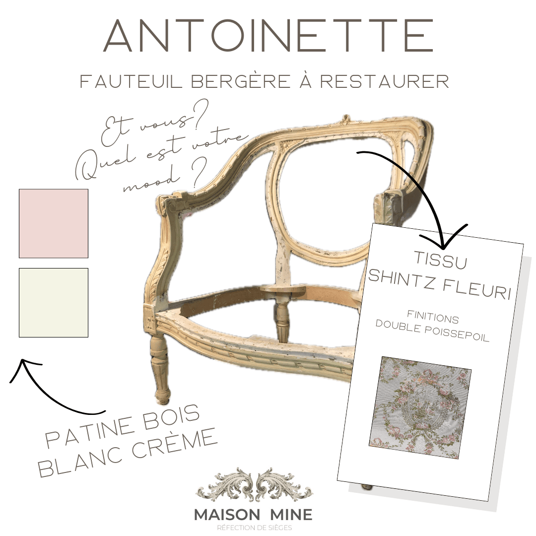 ANTOINETTE - BERGÈRE MÉDAILLON